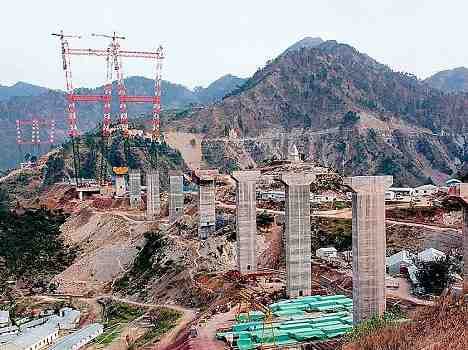 kashmir rail project cost overrun at Rs 17000 crore