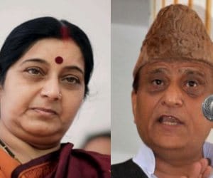 Azam Khan writes a letter to Sushma Swaraj.