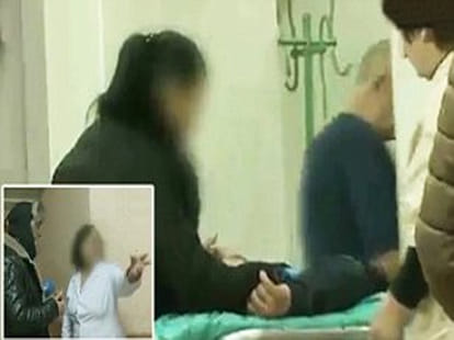 man's genitals bitten by the woman who was about to get raped
