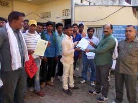 Selected 182 unemployed job fair