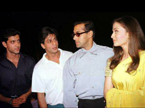 Old memories in Salman-Aishwarya left view to shahrukh and Hrithik
