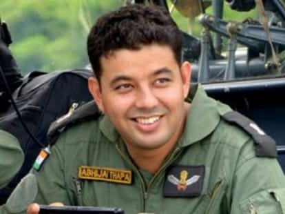 Anjali Thapa received gallantry award the Shaurya Chakra for Major Abhijai Thapa.