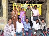 Sales tax staff The strike continued for the second day