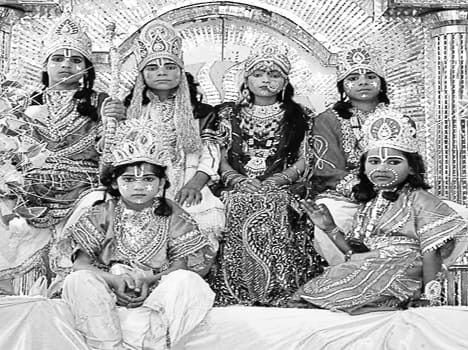 The grand procession took Jhulelal temple