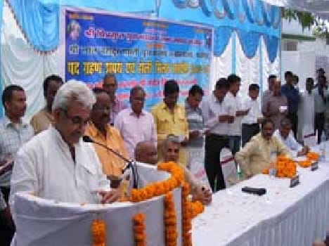 Fortunately MP from Varanasi to Modi's about: Manoj Sinha