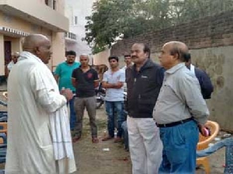Nine and sent people to check Lucknow