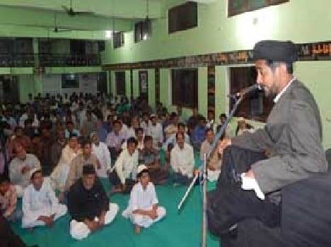 Majlis was held in memory of Fatima