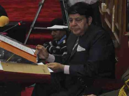 row over nagrota toll plaza in assembly