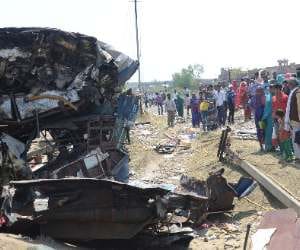 An eyewitness speaks about the Janta exp train accident.