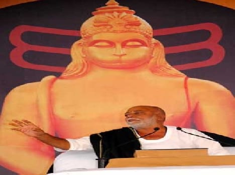 Sant morary bapu speak at Assi ghat