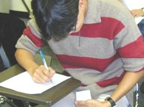 Btech students cheating case in exam