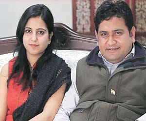 Sandeep kumar touches wife's feet daily which made many angry.