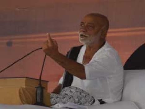 Speak Morari bapu at Assi ghat on Monday