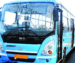 Change in night bus service schedule in shimla.