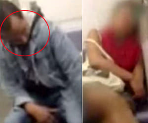 sleeping woman sexually assaulted in train video viral