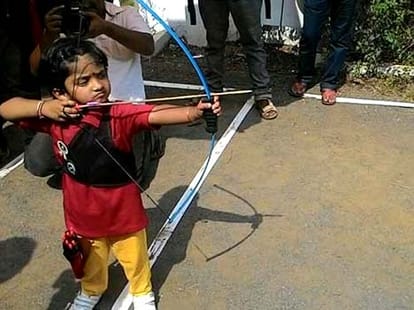 35 months little archer' set a world record 