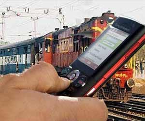 sms alert of train late.