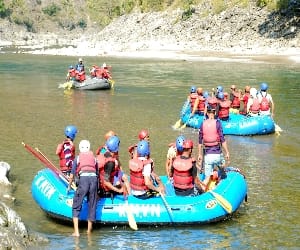 american ambasder enjoyed rafting