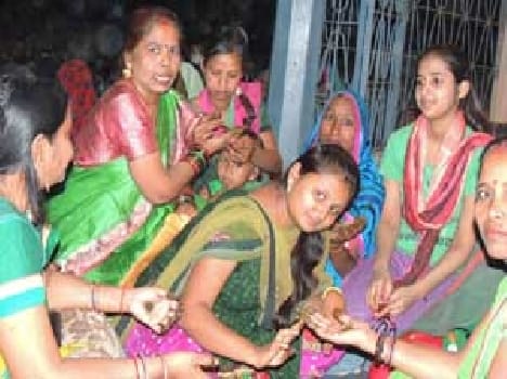 By henna wedding wished well being of