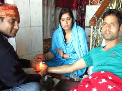 It was lent holding jote in hand seven days 'devotee' in himachal.