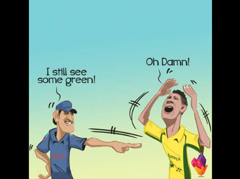 Ind-Aus Semifinal hits in social media.