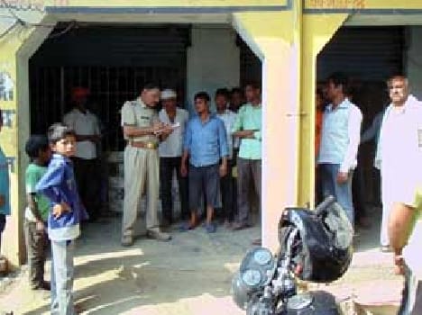 theft in Three shops 