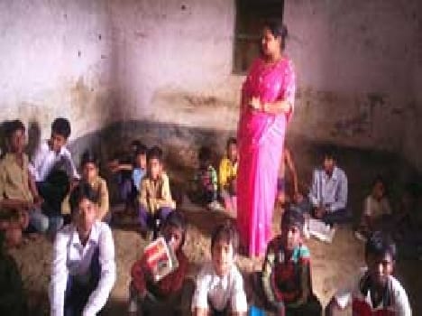 Finally Open School , arrived 17 children