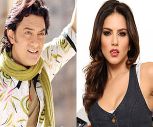 Sunny Leone can not see tears aamir khan