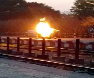 fire at abohar army ammunition depot , huge loss