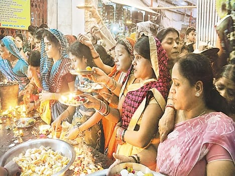 Navratri Gunje mahagauri Jaykare
