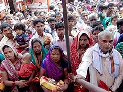 Durgashtmi home were worshiped in temples mahagauri