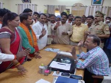 Hundred BJP workers sued