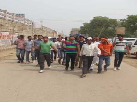 protest march