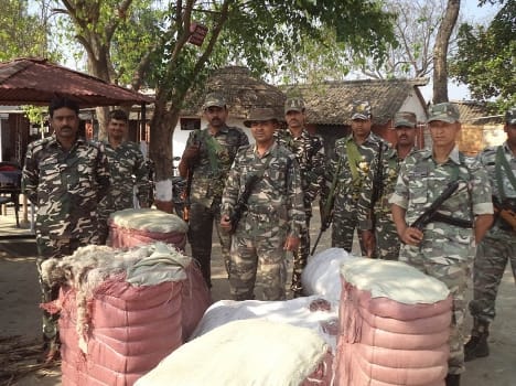 SSB 's smuggling Recovered 50 bundles