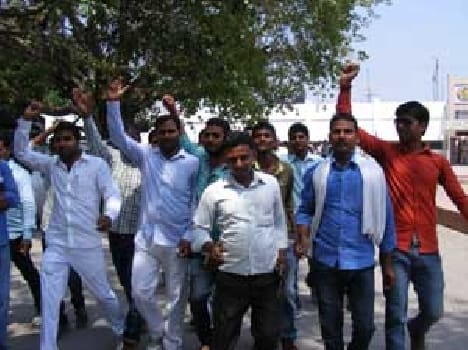  Procession for the release of arrested colleagues