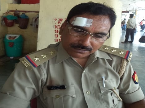 GRP Inspector fan injured by falling