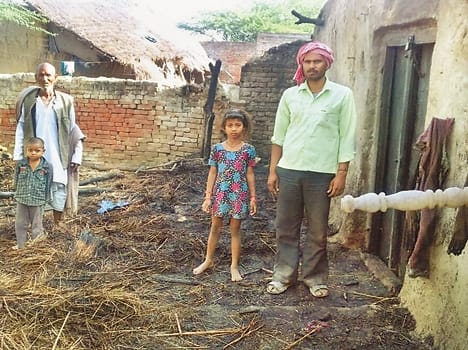 Burnt house