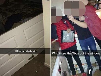 Facebook party horror