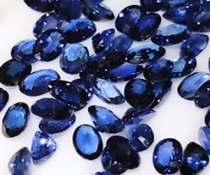 Blue Sapphire Ratna found in pangi valley of chamba.