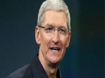 apple chief donate money