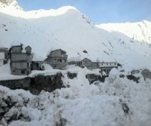 In mountainous areas, cold wind blows