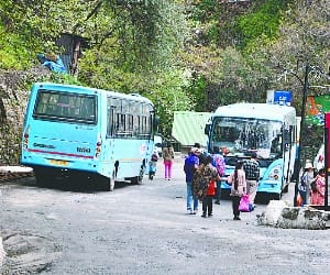 traffic problem in shimla due to circular road.