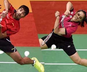 saina and srikanth won india open.