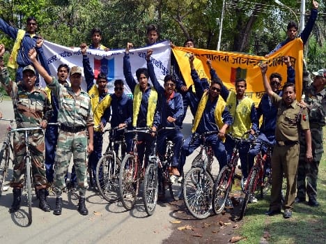 Dudhwa welcome cadets returned to the park