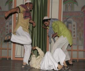 play organised on world theatre day.