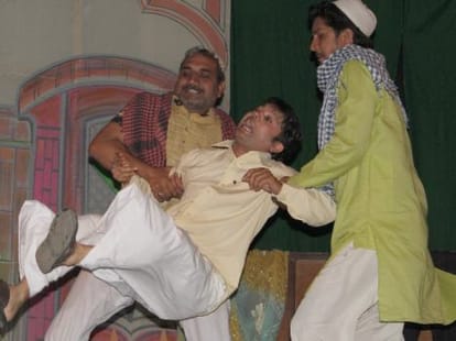 play organised on world theatre day.