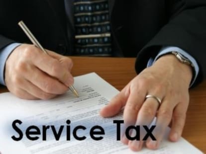 Increased rate of service tax inflation growth from Today.