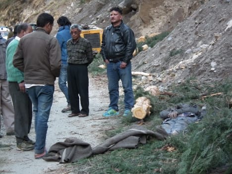 four died in landslide in chamoli.