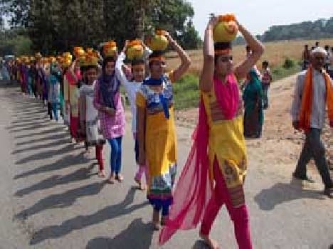 kalash yatra for Manas mahayagna