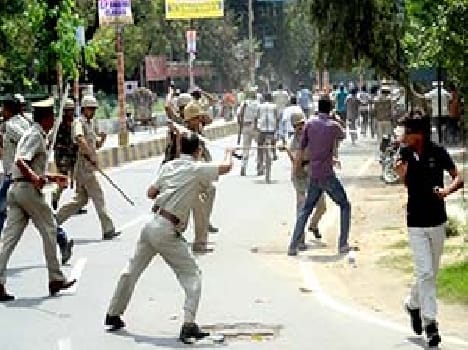 Tremendous anger against the BJP students